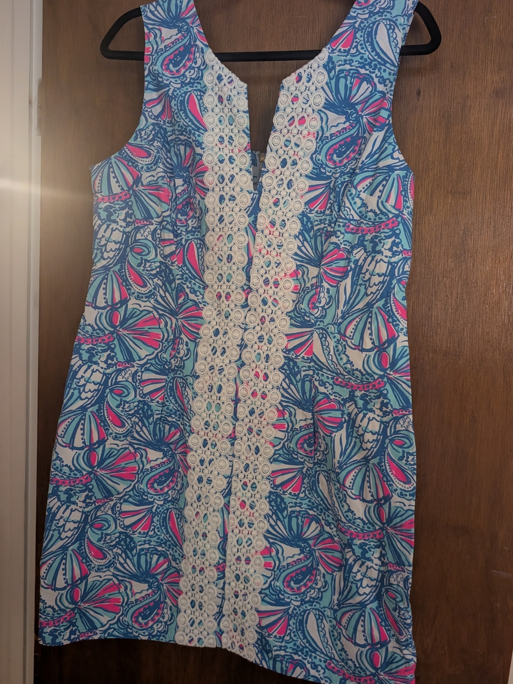 Lilly Pulitzer X Target 20th Anniversary "My Fans" Shift Dress Women's Size 16